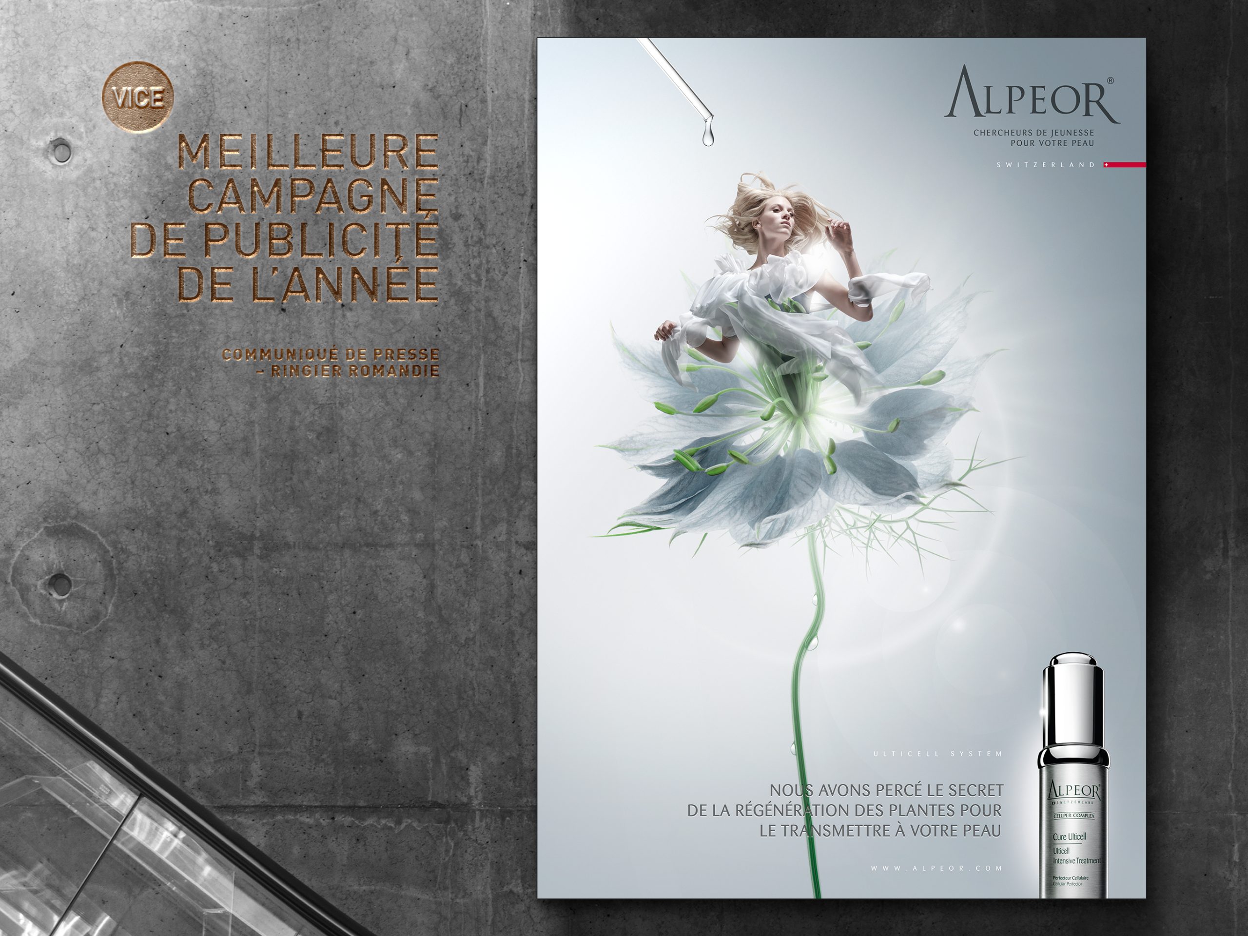 ALPEOR Affiche 1er PRIX campagne de Pub ALPEOR bold 2b scaled